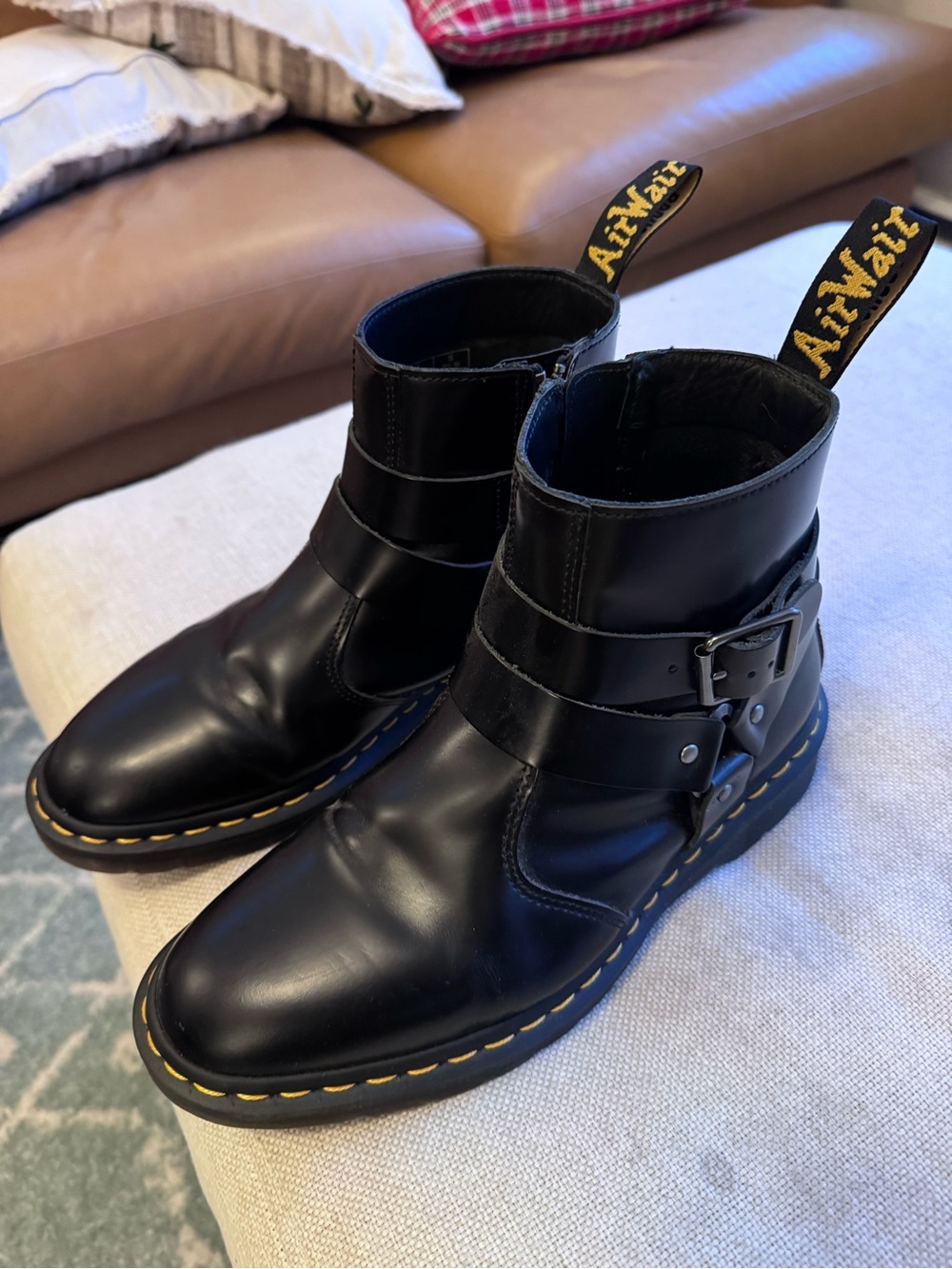 Dr. Martens Jaimes Leather Harness Chelsea Boots